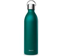 Kalanka-Qwetch - Bouteille Isotherme Active Vert Émeraude 1l - Gourde Avec Anse Inox Recyclé - 24h Froid Et 12h Chaud - Etanche, Sans Bpa & Compacte