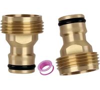 KALANKA-Raccord rapide de tuyau d'arrosage de 3/4"", filetage extérieur, adaptateur de robinet de tuyau en laiton 3/4"" BSP compatible avec adaptateur de robinet fileté et pistolet pulvérisateur de ja
