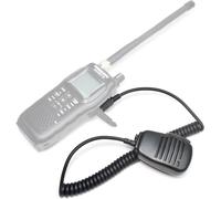 KALANKA-Radio - Microphone à main compatible avec les stations de radio President Randy III CB - Microphone de haut-parleur compatible avec les appareils radio Randy 3 - Avec bouton PTT