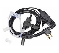 KALANKA-Radio Oreillette Compatible avec Motorola CP040 DP1400 XT420 Talkie Walkie, Microphone avec Écouteur, Tube Acoustique Transparent Oreillette (1 Pcs)