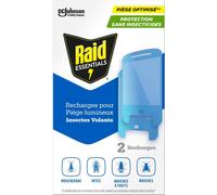 KALANKA-Raid Essentials Recharges pour piège lumineux insectes volants ¿ sans insecticides ¿ 2 recharges