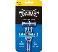 Kalanka-Rasoir Jetable Extra 3 Essentials Hybrid - Rasoir À 3 Lames Pour Homme - Pack De 1 Rasoir + 4 Chargeurs