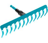 KALANKA-Râteau de jardin Combisystem de : râteau pratique avec 12 dents, accessoire idéal pour ratisser, désherber et travailler le sol, largeur de travail 30 cm, pour tous les manches cs (3177-20)
