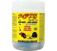 KALANKA-Raticide Professionnel Puissant 150g - Élimination Rapide des Rats et Souris ¿ Appât/Poison Haute Appétence Foudroyant - Utilisation Intérieure et Extérieure - Anti Rongeur/Mort aux Rats Effi