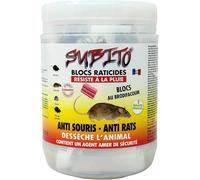 Kalanka-Raticide Professionnel Puissant 300g - Élimination Rapide Des Rats Et Souris ¿ Appât/Poison Haute Appétence Foudroyant - Utilisation Intérieure Et Extérieure ¿ Anti Rongeur/Mort Aux Rats Effi