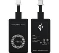 KALANKA-Récepteur Qi Type C pour Charge sans Fil 5V 1000mA, Adaptateur de Chargement Induction USB-C Universel Compatible avec Samsung Galaxy, Huawei, Xiaomi, Google Pixel et Autres Smartphones Andro