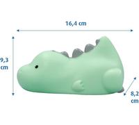 Kalanka-Reer Lumilu Lazy Friends 52223 Veilleuse Dinosaure Mignonne Cadeau De Baptême Cadeau D'anniversaire Pour Garçons Et Filles Vert
