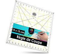 Kalanka-Regle Couture- Regle Patchwork Pour Coudre Avec Des Dimensions Et Des Découpes Exactes - Règle Patchwork Pour Diy ¿ Règle Japonaise Couture (15 X 15)