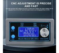KALANKA-Régulateur de Tension Boost Buck, 0,5-30V 4A Alimentation Régulée, Alimentation Réglable Programmable Module de régulateur stabilisé de Tension constante