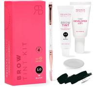 Kalanka-Renata Beauty Kit De Teinture Pour Sourcils \U2013 Kit De Coloration Des Sourcil Avec Couleur, Crème Oxydante Et Brosse \U2013 Effet Longue Durée Jusqu'à 4 Semaines \U2013 30 Utilisations [No
