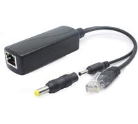KALANKA-Répartiteur PoE 5V Gigabit, Adaptateur 48V à 5V 2.4A, Prise 3,5 mm x 1,35 mm, connecteur 5,5 mm x 2,1 mm, Conforme à la Norme IEEE 802.3af, pour caméra IP et Plus
