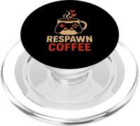 Kalanka-Respawn Coffee Pixel Heart Manette De Jeu Popsockets Popgrip Pour Magsafe