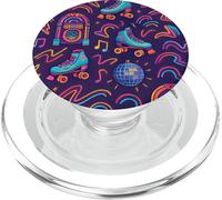Kalanka-Retro Roller Skate Jukebox Disco 80s Color Pop Art Popsockets Popgrip Pour Magsafe