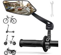 Kalanka-Rétroviseur Trottinette Électrique Hd Grand Angle, Antidéflagrant Réglable 360° Pour Guidon De 22-25 Mm, Accessoires Pour Vélo, Moto,Gauche