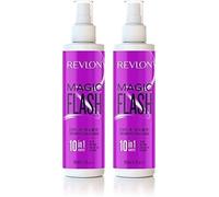 Kalanka-Revlon - Magic Flash - Soin Des Cheveux 10 En 1 - Après Shampoing - Soin Cheveux Secs Et Abimés - Apporte Hydratation Et Brillance - Démêle Et Renforce Le Cheveu - Sans Rinçage - 200ml (Lot D