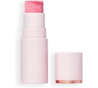Kalanka-Revolution Skin Silk Blush Stick - Couleur Modulable Pour Joues, Yeux Et Lèvres - Formule Crème À Poudre - Vegan & Cruelty-Free - Pinched Light Pink - 4,5 G