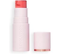Kalanka-Revolution Skin Silk Blush Stick - Couleur Modulable Pour Joues, Yeux Et Lèvres - Formule Crème À Poudre - Vegan & Cruelty-Free - Rosy Cheeks - 4,5 G