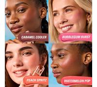 Kalanka-Revolution Superdewy Liquid Blush Burst, Fard À Joues Liquide À Pigmentation Buildable, Formule Sérum Aux Peptides Et Acide Hyaluronique, Vegan, Bubblegum Burst Pink, 4.2 Ml