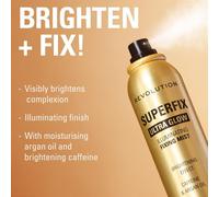 Kalanka-Revolution Superfix Glow Fixing Mist, Spray Fixateur Éclat, Finition Lumineuse Longue Tenue, Vegan & Cruelty-Free, 150ml