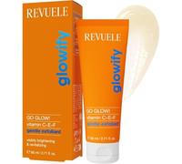 Kalanka-Revuele Gommage Visage Go Glow! Doux ¿ Vitamines C+E+F, Gel Exfoliant Aux Microcristaux, Illumine Et Uniformise Le Teint, Révitalisant Et Antioxydant, 80 Ml