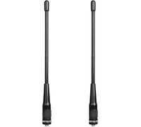 KALANKA-RHD701 Antenne VHF/UHF Double Bande SMA-F Antenne à Gain Élevé Compatible avec Talkie Walkie RT86 RT21 RT5 RT5R Baofeng BF-888S UV-5RUV-5RA UV-5RB UV-5RC UV-5RE (2 Pcs)