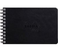 Kalanka-Rhodia Touch 116178c - Carnet Rigide Mixed Media Book - A6 Paysage - Papier Multi-Techniques Clairefontaine Paint'on Extra-Blanc 250 G/M² - 40 Pages Non Microperforées - Reliure Intégrale