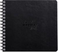 Kalanka-Rhodia Touch 116184c - Carnet Rigide Mixed Media Book - 15 X 15 Cm - Papier Multi-Techniques Clairefontaine Paint'on Extra-Blanc 250 G/M² - 40 Pages Non Microperforées - Reliure Intégrale
