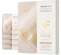 Kalanka-Rice Pure Glow Collagen Mask 4ea - Korean Collagen Face Mask Overnight, Hydrogel Skin Elasticity Plumping