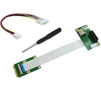 KALANKA-Riser Adaptateur PCIe vers miniPCIe avec Nappe FPC fourni avec Deux nappes de 15 et 25cm