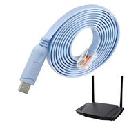 KALANKA-RJ45 USB, USB RJ45, U S B Vers RJ 45, Câble de Console, Câble Console U S B RJ 45 pour Connexion de Terminaux aux Commutateurs et Routeurs, Compatible avec Cisco, Ubiquiti, et Plus, 1.8m