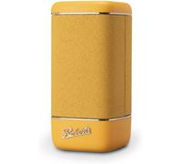 KALANKA-Roberts Enceinte Bluetooth Beacon 325 - Portable, Rechargeable, autonomie 12h, Deux radiateurs de Basses passifs, Design Vintage, Bluetooth, Streaming, entrée aux, Garantie 2 Ans Jaune Soleil