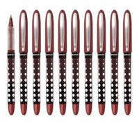 Kalanka-Roller Pulsar Rouge 10 Pièces Pack Économique Stylo Roller Encre Rouge Trait Précis De 0,5 Mm, Indicateur De Niveau Transparent, Technologie Capillaire E-730631 00