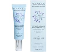 Kalanka-Rosalique 3 In 1 Anti-Redness Miracle Formula Colour Corrector Spf50 For Hypersensitive And Redness Prone Skin, Suitable For All Skin Types 1 X 30 Ml