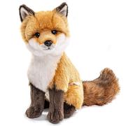 KALANKA-- Rotfuchs Classique ¿ 27 cm (Hauteur) ¿ Renard, Animal de la forêt ¿ Peluche, Marron, Blanc, HW-79025