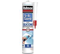 KALANKA-RUBSON Mastic Sanitaires SDB Saine Mastic Translucide Cart 280ml, L'emballage peut varier
