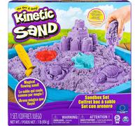 KALANKA-SABLE À MODELER - COFFRET CHÂTEAU BAC À SABLE 454 G + 4 ACCESSOIRES - Sculpte à l'Infini ce Sable à Modeler, Sable Coloré & Naturel, comme de la Pâte à Modeler - Jouet Enfant 3 Ans et +