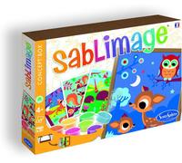 KALANKA-¿ Sablimage Animaux Forêt¿ Kit Loisirs Créatifs Enfant ¿ 4-Tableaux en sable ¿ 16 Couleurs de Sable Coloré ¿ Concept Box avec Cadre ¿ Dès 4-Ans ¿ Fabriqué en France -8801