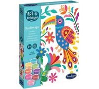 KALANKA-¿ Sablimage Viva Mexico! ¿ Coffret créatif pour Enfants dès 7 Ans ¿ Création de Tableaux avec Sable coloré ¿ Kit Complet avec Tableaux prédécoupés, Sable coloré, et Notice ¿ 8202