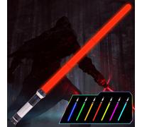 KALANKA-Sabre Laser, 7 Couleurs Lightsaber Sabre Lumineux Epées Laser à LED avec Son Costume d'halloween Articles de Fête Cadeaux Combattants et Guerriers de la Galaxie Jouet de Cosplay, Standard