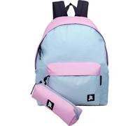 KALANKA-Sac à dos avec trousse pour l'école elementaire, Collège, Lycée, Enfants et Jeunes, Fille et Garçon, Homme et Femme, 41cm, 24L, Polyester Imperméable, Temps Libre, Sac de Voyage