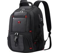 KALANKA-Sac a Dos Ordinateur Homme, Antivol Grand 17 Pouces Sac à Dos PC Portable Travail Voyage, Imperméable Multipoches Laptop Backpack avec USB Charging Port pour College Loisirs Affaire Scolaire,