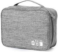 KALANKA-Sac Câble Multifonctionnel Sac de Voyage Universel Électronique Cable Management Cubes pour Tablette, Disque Dur Externe, Chargeur, Adaptateurs, Cartes Mémoire, Câbles USB