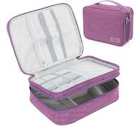 KALANKA-Sac Câble Multifonctionnel Sac de Voyage Universel Électronique Cable Management Cubes pour Tablette, Disque Dur Externe, Chargeur, Adaptateurs, Cartes Mémoire, Câbles USB