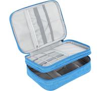 KALANKA-Sac Câble Multifonctionnel Sac de Voyage Universel Électronique Cable Management Cubes pour Tablette, Disque Dur Externe, Chargeur, Adaptateurs, Cartes Mémoire, Câbles USB