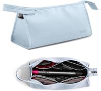KALANKA-Sac de Rangement pour Dyson Airwrap Styler et Bigoudi Accessoires, Sac de Voyage Compatible avec Sèche-Cheveux Dyson Supersonic, Étui de Rangement pour Sèche-Cheveux (Bleu, Triangle)