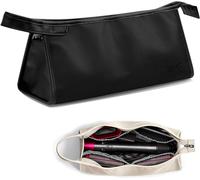 Kalanka-Sac De Rangement Pour Dyson Airwrap Styler Et Bigoudi Accessoires, Sac De Voyage Compatible Avec Sèche-Cheveux Dyson Supersonic, Étui De Rangement Pour Sèche-Cheveux (Noir, Triangle)