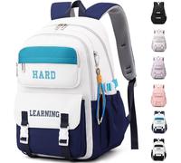 KALANKA-Sac D'éCole - Cartable Garcon Sac Ecole Fille Primaire cp Rentree Scolaire Convient Pour Ordinateur Portable de 15" Sac à Dos DéContracté Adolescence Cartables