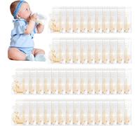 Kalanka-Sachet Conservation Lait Maternelle, 50 Pcs Sac Congelation Lait Maternel, 250ml Conservation Lait Maternel Pré-Stérilisés, Sachet Lait Maternel Double Glissière De Sécurité