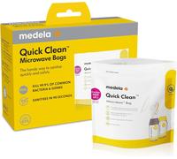 Kalanka-Sachets De Désinfection Pour Micro-Ondes Quick Clean - Nettoyage Rapide Et Pratique Des Pièces Ou Accessoires De Tire-Lait, Sachets Réutilisables, Lot De 5