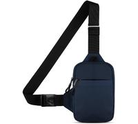 Kalanka-Sacoche Homme Femme Bandouliere Sac Bandoulière Des Sports Étanche Sport Sling Sac De Poitrine Randonnée Petit Téléphone Portable Crossbody Nylon Pour Iphone Samsung Xiaomi Bis Zu 7.5" Bleu